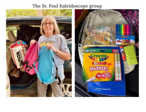 DHC & Kaleidoscope women’s group delivered Supplies to JCPS Schools.